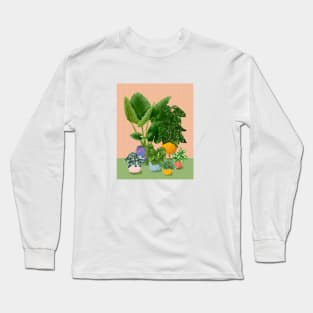 Colourful House Plants 2 Long Sleeve T-Shirt